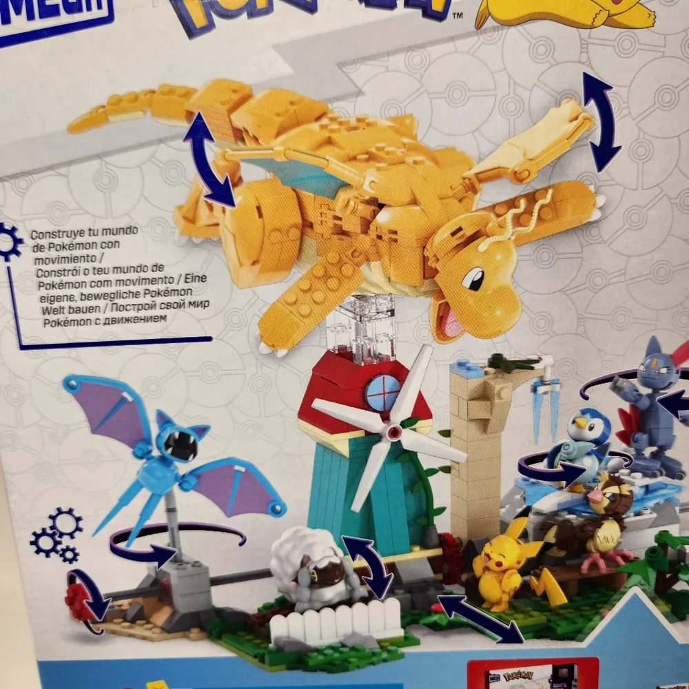 NEW Dragonite MEGA Pokémon Action Figure Building Toys Set LEGO COMPATIBLE 387